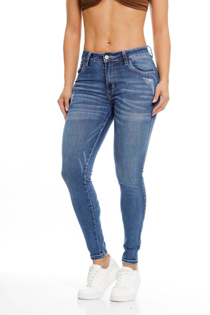 Jean Skinny Efecto Bigotes