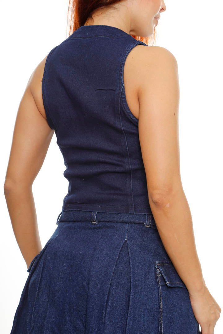 Chaleco Stretch Piedras Juveniles.