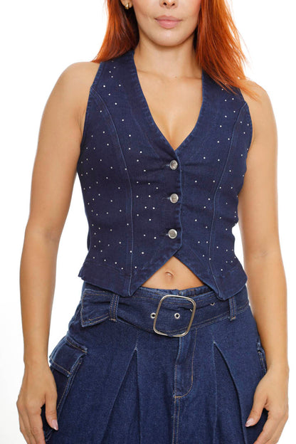 Chaleco Stretch Piedras Juveniles.