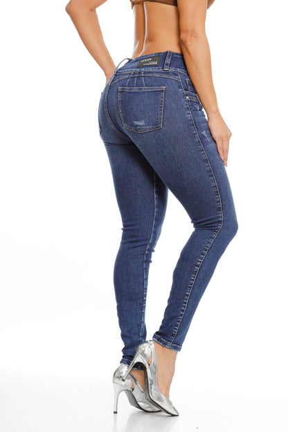 Jean Dama Skiny Levantacola